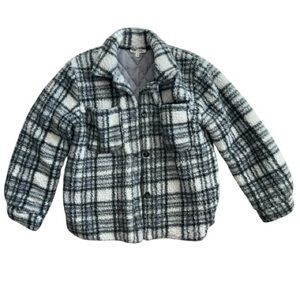 Wild Daisy Plaid Kids Jacket Size XL (16/18) EUC